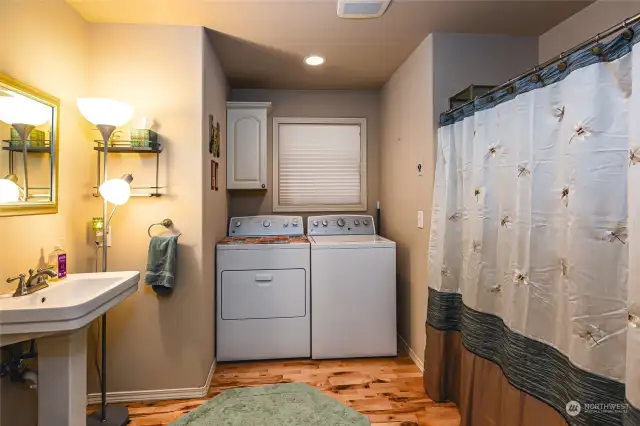 Guest Bath with Laundry