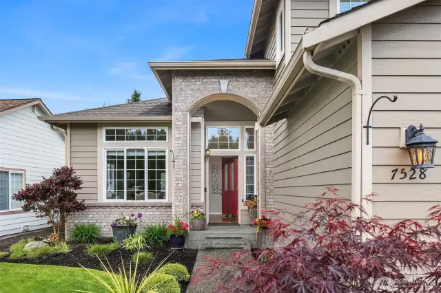 Grand Entrance with Gorgeous Gardens