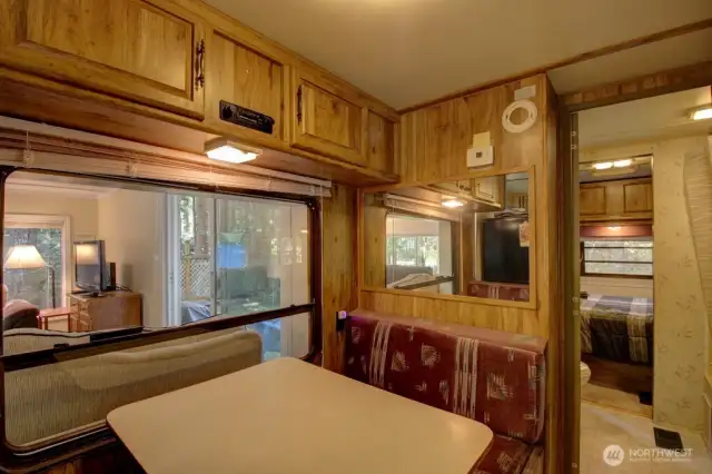 View into your expansive family/flex room