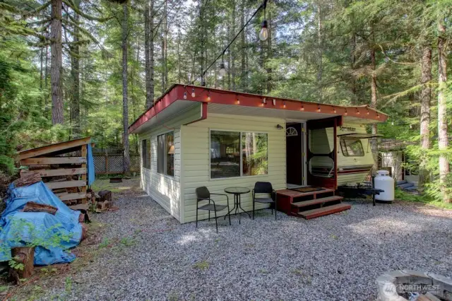 Each lot has its own electrical hookup, meter, water connection, septic system