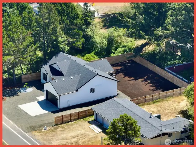 2-car garage. Front & back covered decks w/Trex decking. H&C ext spigot. Gen plug in. Fully fenced back yard. Huge 10,200 sf lot.