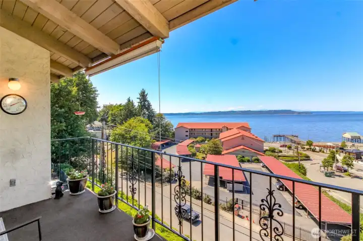 View from the balcony