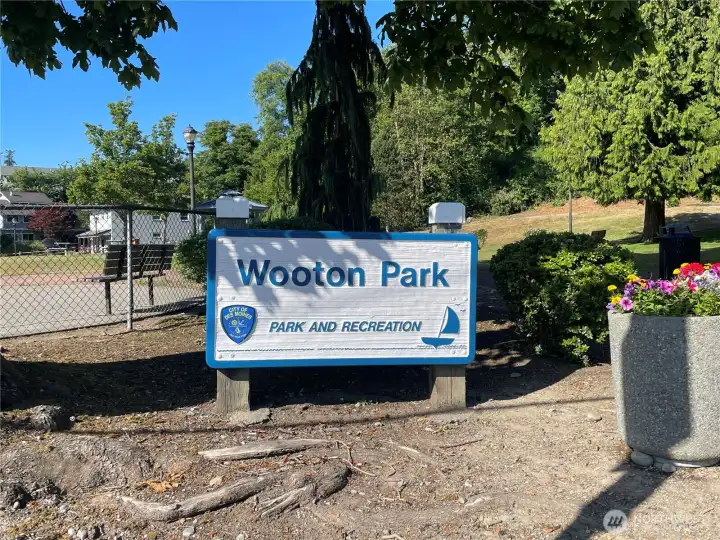 Across from Wooton Park