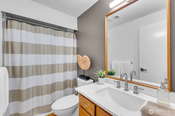 3/4 bath on the main floor