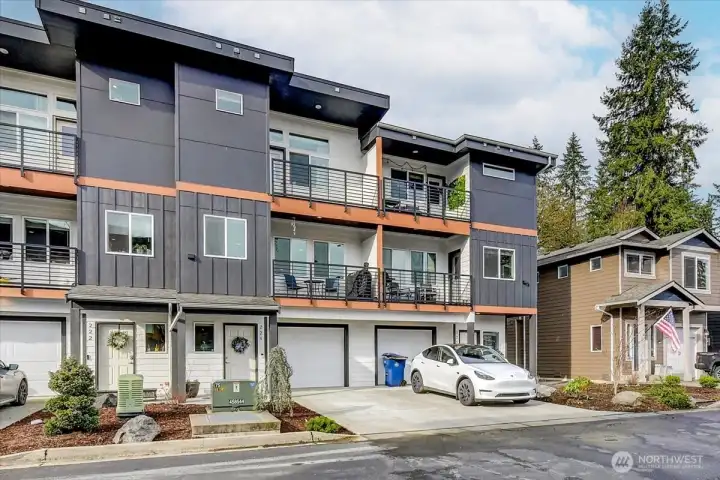 Welcome to this newer construction home where modern and convenience collide. New home conveniently located near downtown, schools and highway access. One-car garage and driveway parking.