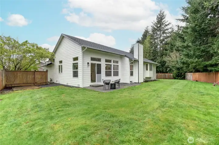 Pad for your shed on the left