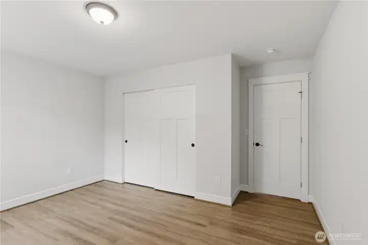 Primary bedroom features an additional closet!