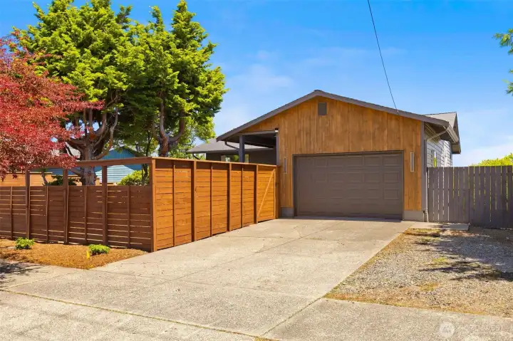1-car garage with EV charger and plenty of driveway parking. 1-car garage with EV charger and plenty of driveway parking.