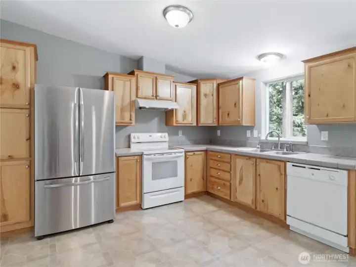 View of kitchen