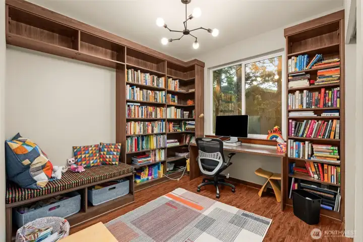 Seller has removed all personal property and the house is not staged.