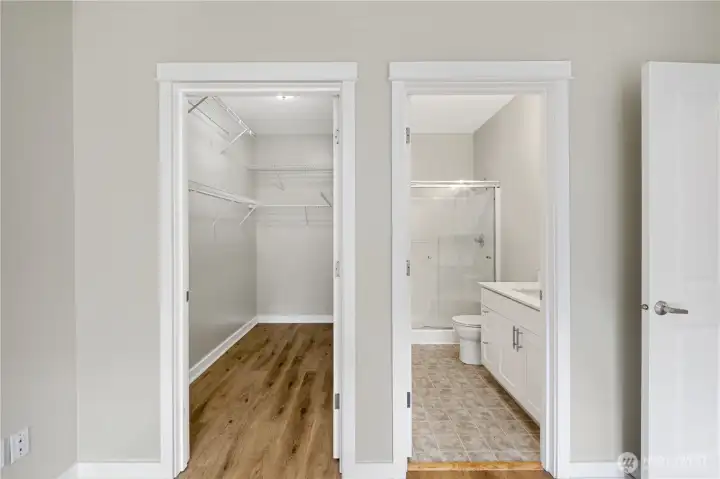 Primary BR Closet and Bath Primary BR Closet and Bath