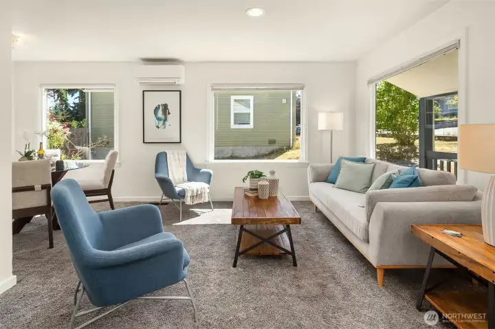 Seamless flow between living spaces.