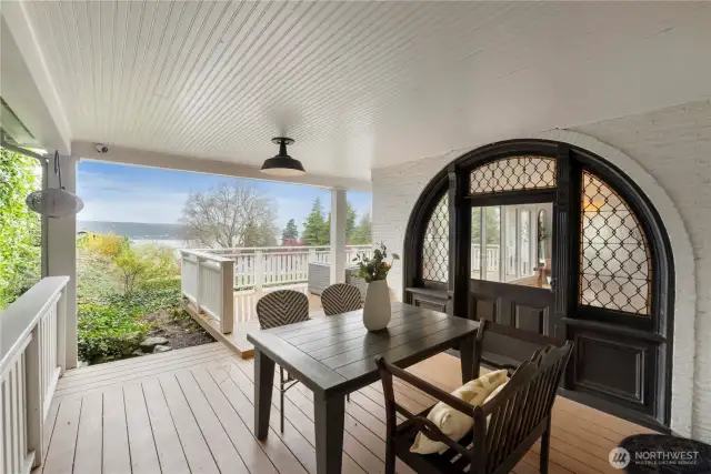 Relax, enjoy the views and dine outdoors year round in this truly magical space that also leads to the main level view deck