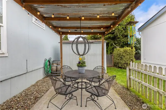 Covered patio