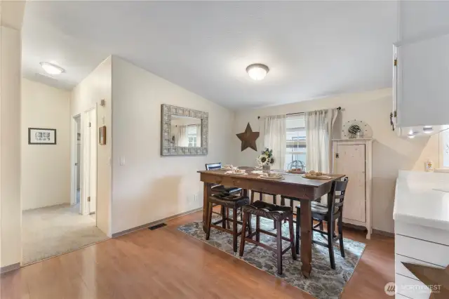 Room for large dining table