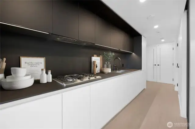 Virtually staged Kitchen