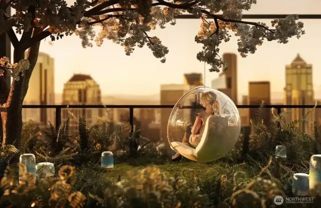 Dreamy days on the rooftop garden ((Photo credit: Builder)