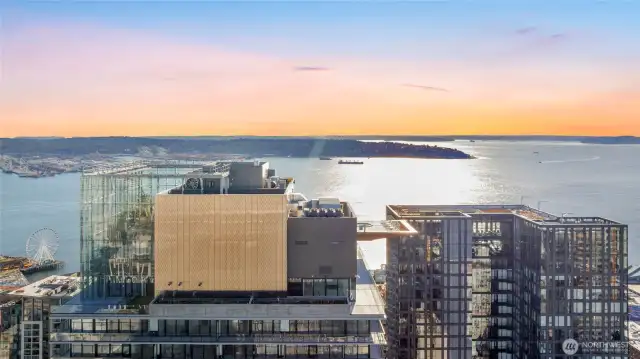 Stunning views from the rooftop