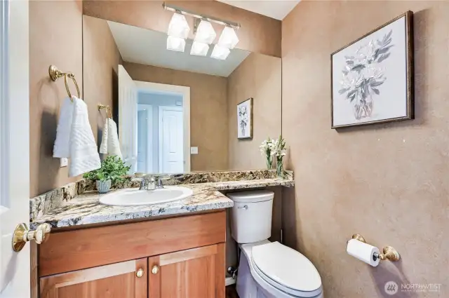 Main floor powder room