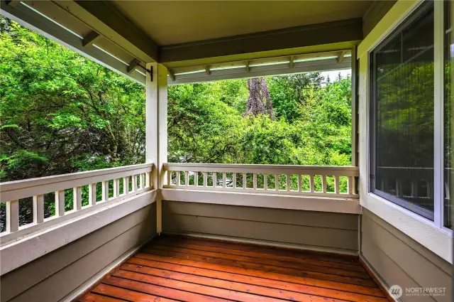 Private deck off the Primary Suite