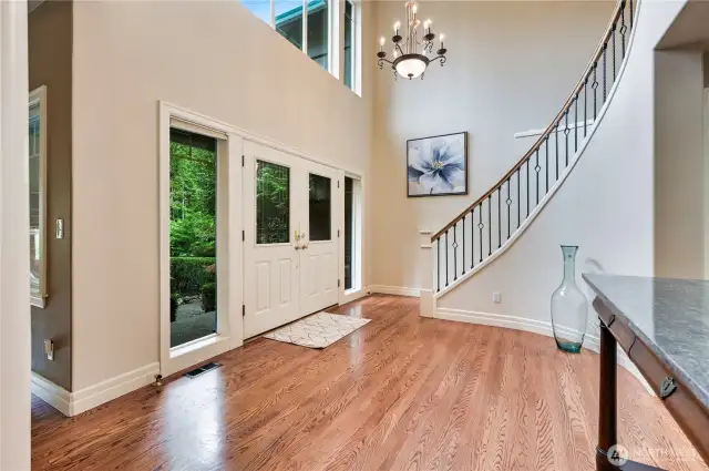Large and open entry