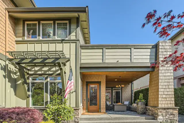 Inviting Front Entrance