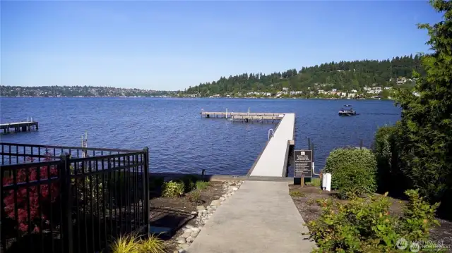Private community dock for your boating!