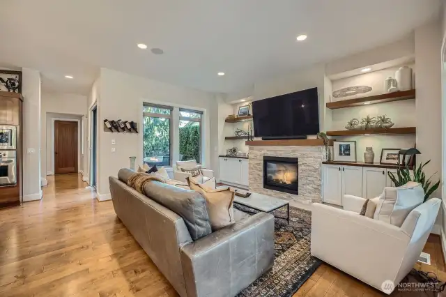 Spacious open concept living room