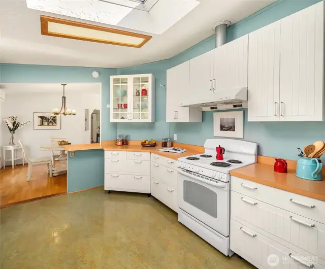Skylights, too!