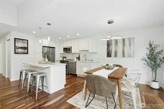 Big open entertaining space