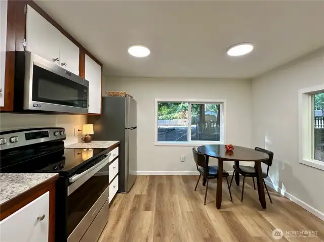 Kitchen with eating space