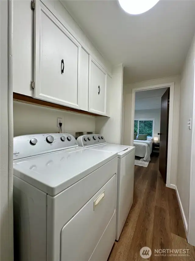 Washer and dryer stay!