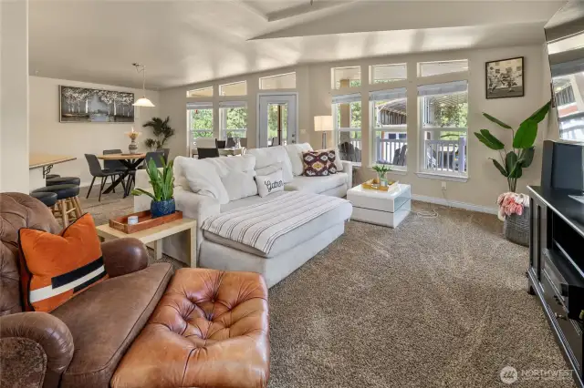 Open concept floor plan.