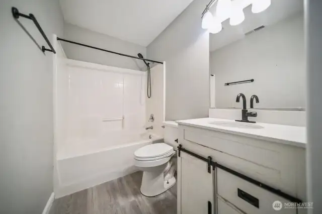 Lower level full bathroom