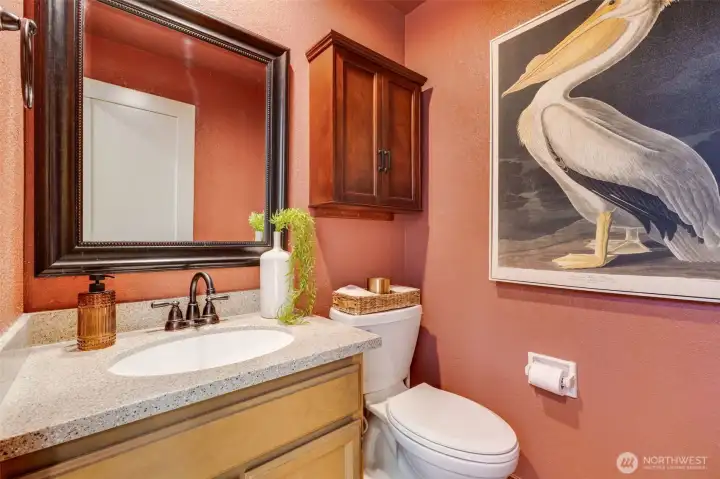 Main floor powder room