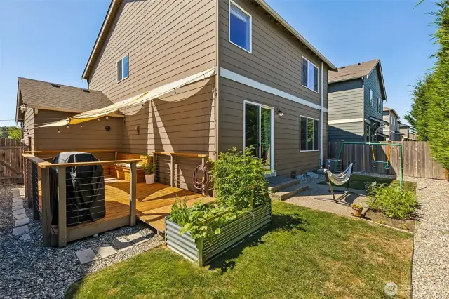 Backyard & Patio Area
