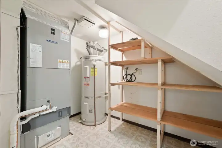 Mechanical room with more storage