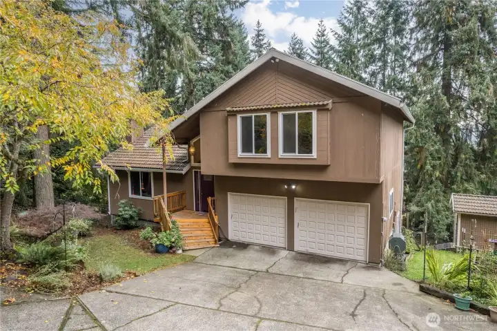 This spacious NW Contemporary is perfect for multigenerational living