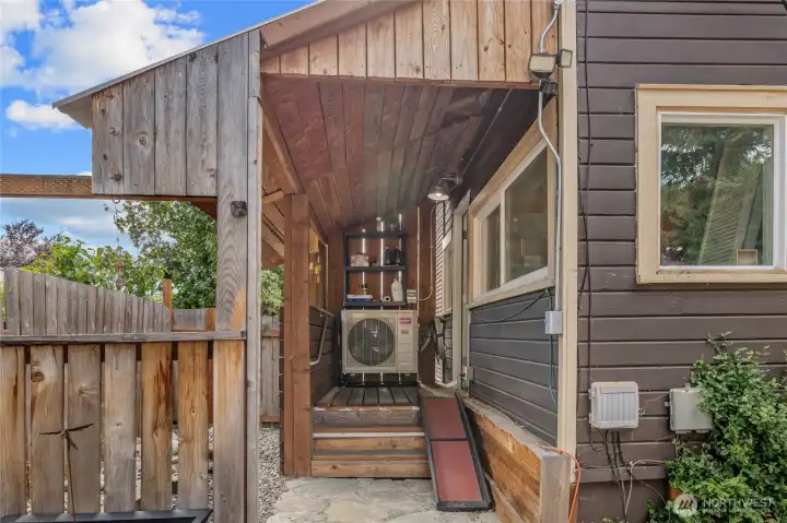 View of back porch enterance
