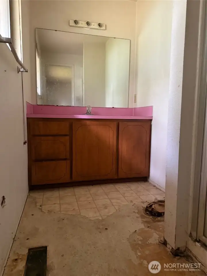 Bathroom in primary - upper level