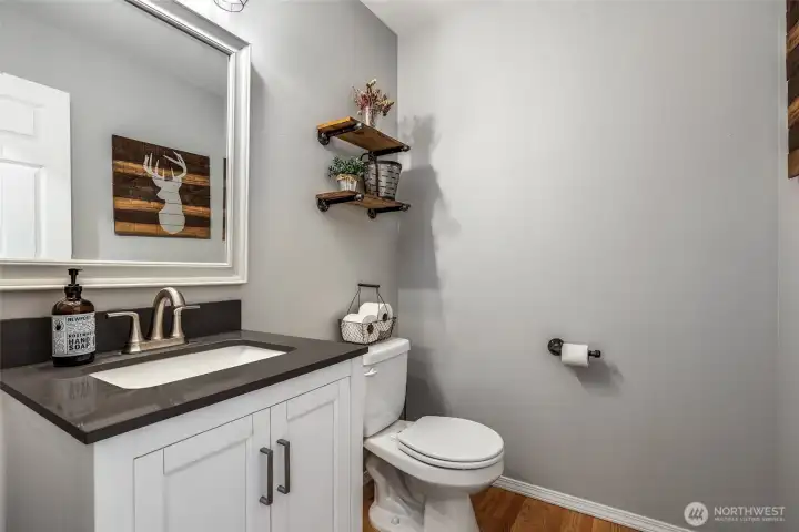 Downstairs half bath