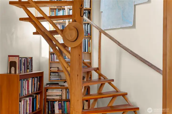 It features a bentwood railing.