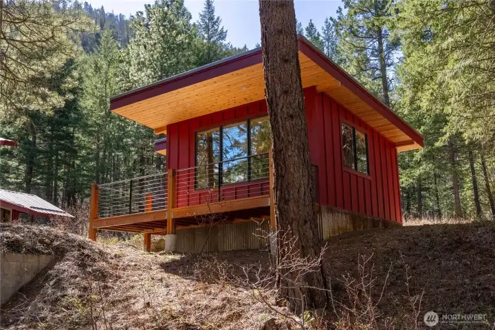 The root cellar is visible in the lower left.