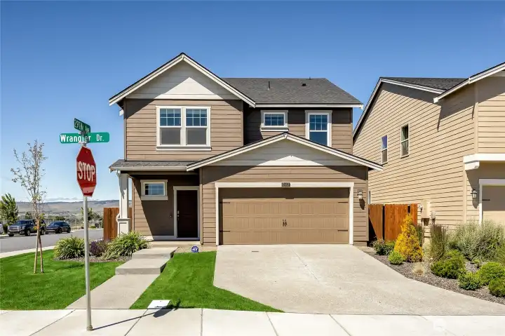Photo is of actual home.