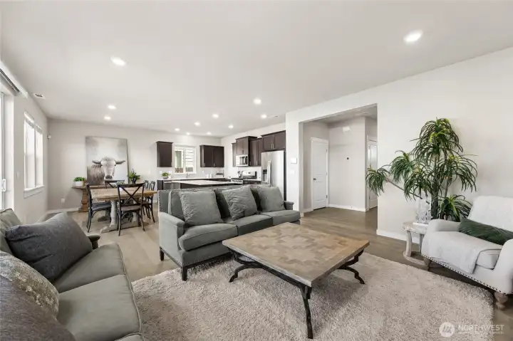 Home is staged.