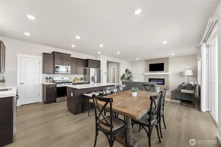 Home is staged.