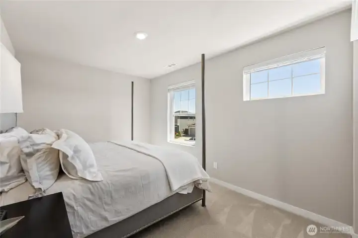 Home is staged.
