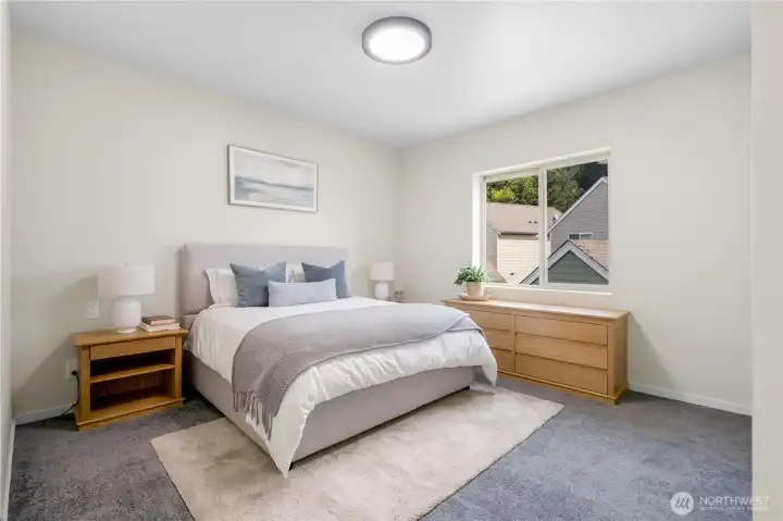 2nd bedroom virtually staged.