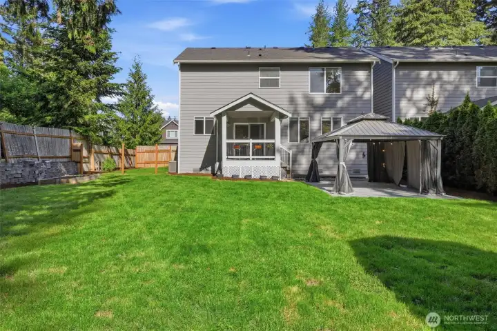 The kind of backyard that makes you want to stay outside just a little longer. The kind of backyard that makes you want to stay outside just a little longer.