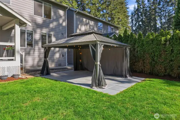 Mature trees and thoughtful landscaping create privacy and calm. Mature trees and thoughtful landscaping create privacy and calm.